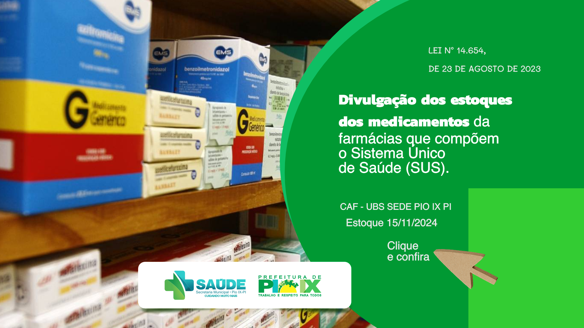 Estoque (15.11.2024) Medicamentos da farmácia básica